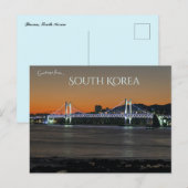 Brücke in Busan Südkorea Postkarte (Vorne/Hinten)