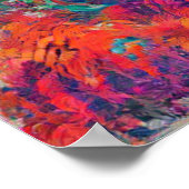 Brücke in den Frieden und ein I. entwickeltes Gemä Poster (Ecke)