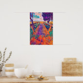 Brücke in den Frieden und ein I. entwickeltes Gemä Poster (Küche)