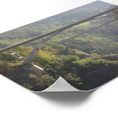 Brücke in der Nähe von Brigg Schweiz Poster (Ecke)