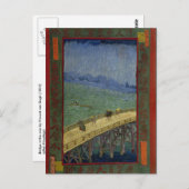 Brücke in der Regen-Postkarte Postkarte (Vorne/Hinten)