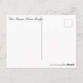 Brücke in Des Moines Iowa Postkarte (Rückseite)