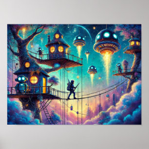 Brücke in die Zukunft Poster