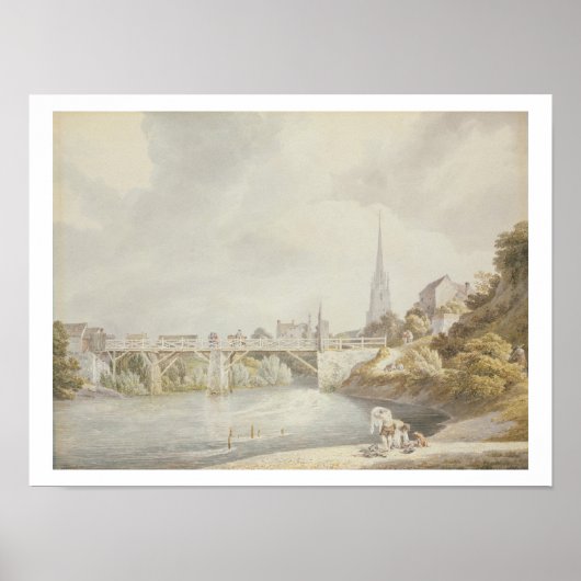 Brücke in Monmouth Poster (Vorne)