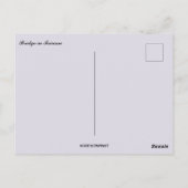 Brücke in Taiwan Postkarte (Rückseite)