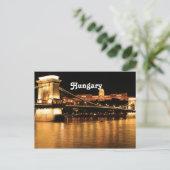 Brücke in Ungarn Postkarte (Stehend Vorderseite)