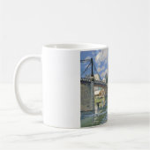 Brücke in Villeneu von Sisley Impressionist Paint Kaffeetasse (Links)