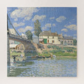 Brücke in Villeneu von Sisley Impressionist Paint Puzzle (Vertikal)