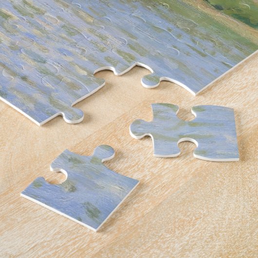 Brücke in Villeneu von Sisley Impressionist Paint Puzzle (Seite)