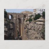 Brücke ins alte Viertel, Ronda, Spanien Postkarte (Vorderseite)