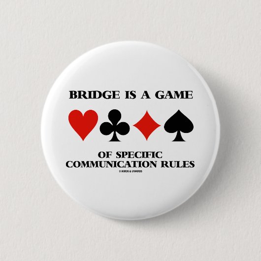 Brücke ist ein Spiel der spezifischen Button (Vorderseite)