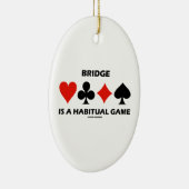 Brücke ist eine Gewohnheitskarten-Anzüge des Keramik Ornament (Rechts)