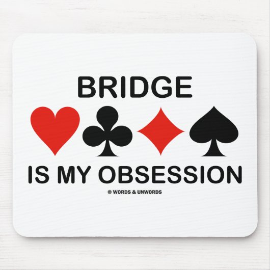 Brücke ist meine Obsession Mousepad (Vorne)
