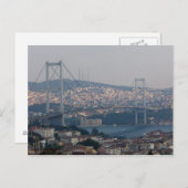 Brücke Istanbul Postkarte (Vorne/Hinten)