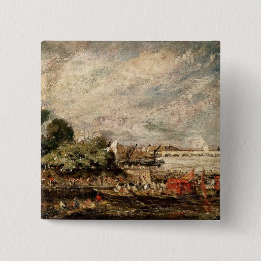 Brücke John Constables | Waterloo von oben Button (Vorderseite)