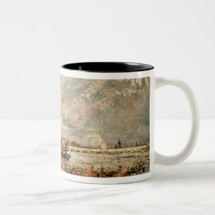 Brücke John Constables   Waterloo von oben Zweifarbige Tasse