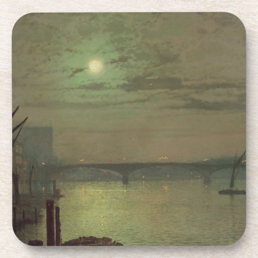 Brücke Johns Atkinson Grimshaw | Southwark, 1882 Untersetzer (Vorderseite)