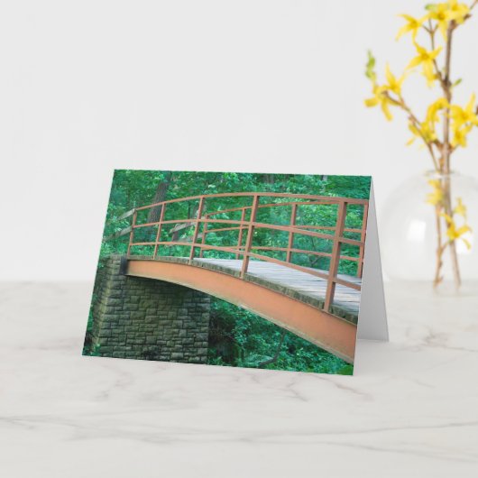 Brücke Karte (Gelbe Blume)
