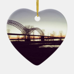 Brücke Keramik Ornament