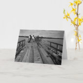 Brücke, Marco Island, Florida, 1935 Karte (Gelbe Blume)