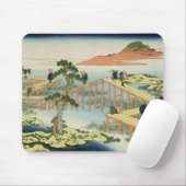 Brücke mit acht Teilen, Provinz von Mucawa, Japan, Mousepad (Mit Mouse)