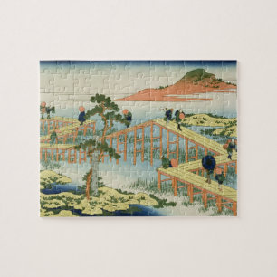 Brücke mit acht Teilen, Provinz von Mucawa, Japan Puzzle