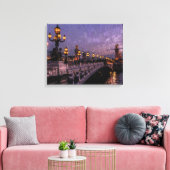Brücke mit Laternen Leinwanddruck (Insitu (Wohnzimmer))