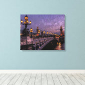 Brücke mit Laternen Leinwanddruck (Insitu (Holzboden))