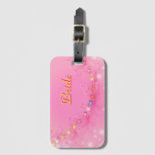 Brücke mit Sternen Gepäckanhänger (Vorderseite Vertikal)