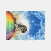 Brücke mit vielen Farben Fleecedecke (Vorderseite (Horizontal))