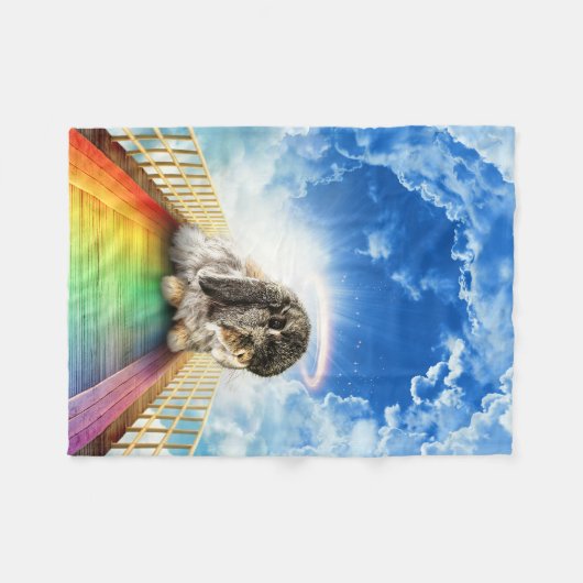 Brücke mit vielen Farben Fleecedecke (Vorderseite (Horizontal))