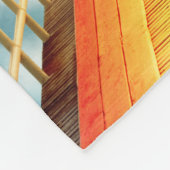 Brücke mit vielen Farben Fleecedecke (Ecke)