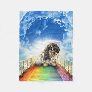 Brücke mit vielen Farben Fleecedecke