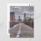 Brücke nach Omaha Postkarte (Vorne/Hinten)