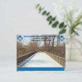 Brücke ohne Rückkehr Postkarte (Stehend Vorderseite)