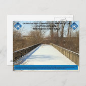 Brücke ohne Rückkehr Postkarte (Vorne/Hinten)