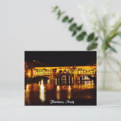 Brücke Ponte Vecchio in Florenz, Italien Postkarte (Stehend Vorderseite)