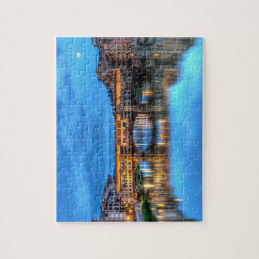 Brücke Ponte vecchio in Florenz, Italien Puzzle (Vertikal)