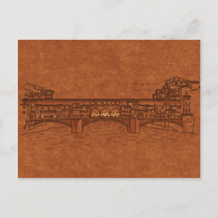 Brücke: Ponte Vecchio Postkarte