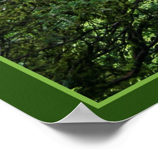 Brücke - Portland Japanese Garden Poster (Ecke)