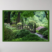 Brücke - Portland Japanese Garden Poster (Vorne)