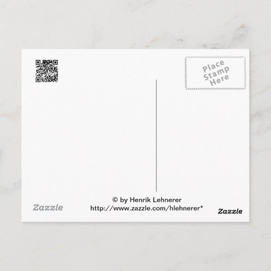 Brücke Postkarte (Rückseite)