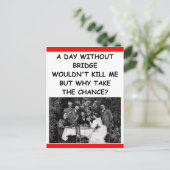 BRÜCKE POSTKARTE (Stehend Vorderseite)