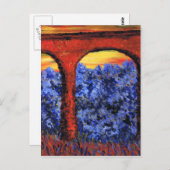 Brücke Postkarte (Vorne/Hinten)
