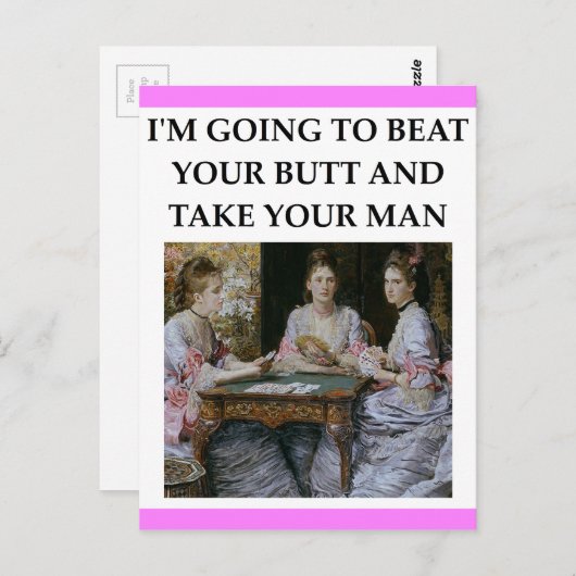 BRÜCKE POSTKARTE (Vorne/Hinten)