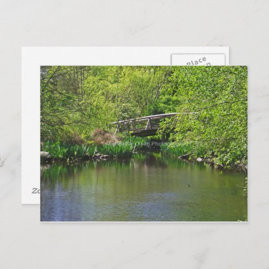 Brücke Postkarte (Vorne/Hinten)