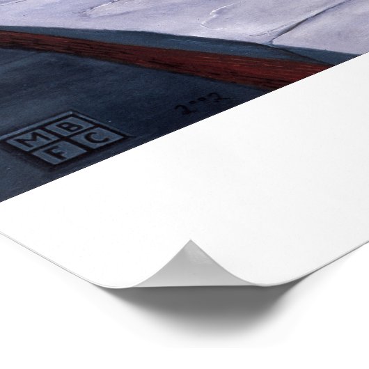 Brücke Santa Trinita Poster (Ecke)