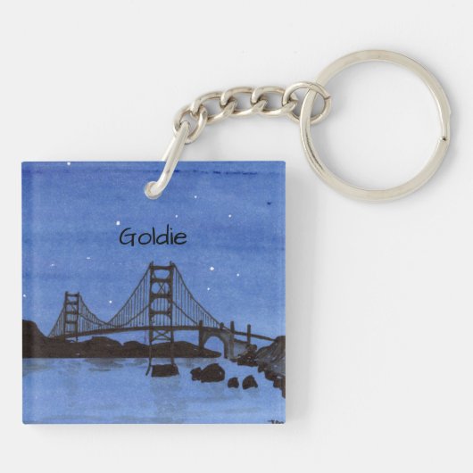 Brücke Schlüsselanhänger (Rückseite)