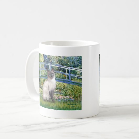 Brücke - Siam 24 (blauer Punkt) Kaffeetasse (Vorderseite Links)