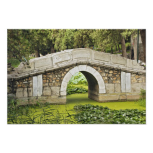 Brücke, Sommerpalast, Peking, China Fotodruck